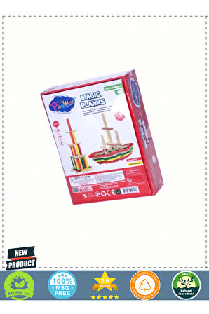 Ony-358	ahşap 100 Parça Sihirli Bloklar 5 Litre Kız Erkek Çocuk Oyuncakları Eğitici Oyuncaklar