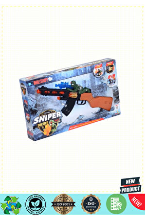 Cnl-3801 Can Ali Toys, Sniper Soldier Tüfek 5 Litre Kız Erkek Çocuk Oyuncakları Eğitici Oyuncaklar