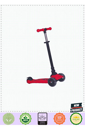 WSC1-I WİNKY Scooter Kırmızı Işıklı Kutulu-Çekirdek Zeka 1 Gram Kız Erkek Çocuk Oyuncakları Eğitici