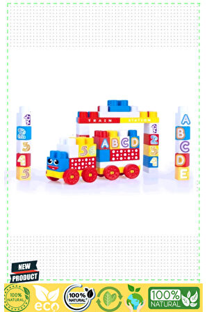 5031 Mega Blok Seti 50 Parça -dolu 5 Litre Kız Erkek Çocuk Oyuncakları Eğitici Oyuncaklar