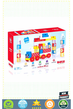 5031 Mega Blok Seti 50 Parça -dolu 5 Litre Kız Erkek Çocuk Oyuncakları Eğitici Oyuncaklar