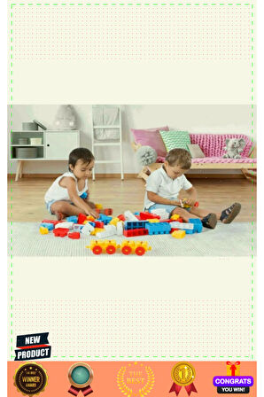 5031 Mega Blok Seti 50 Parça -dolu 5 Litre Kız Erkek Çocuk Oyuncakları Eğitici Oyuncaklar