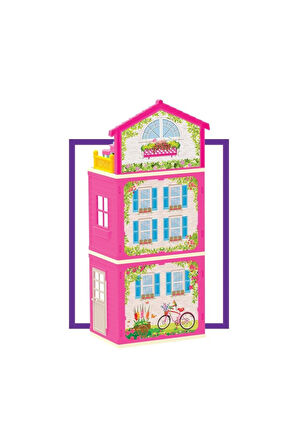 03662 Lola'nın 3 Katlı Evi 1 Gram Kız Erkek Çocuk Oyuncakları Eğitici Oyuncaklar