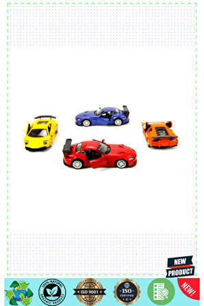 TIN-80133-12 Çekbırak 1:36 Die Cast Spor Araba- 1 Gram Kız Erkek Çocuk Oyuncakları Eğitici Oyuncakla