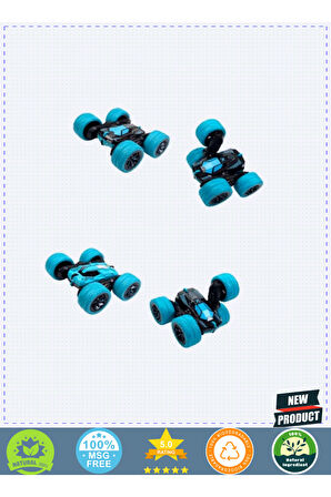 MKB-5588-617 Kumandalı Şarjlı Four Wheeler Stunt Car -Vardem 1 Gram Kız Erkek Çocuk Oyuncakları Eğit
