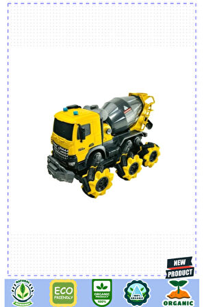 Yj-075-1 Uzaktan Kumandalı Full Fonksiyon 2.4g Işıklı Ve Sesli Beton -vardem 5 Litre Kız Erkek Çocuk