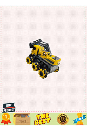 YJ-075-4 1:14 Uzaktan Kumandalı Full Fonksiyon 2.4G Kamyon Kazıcı -Vardem 1 Gram Kız Erkek Çocuk Oyu