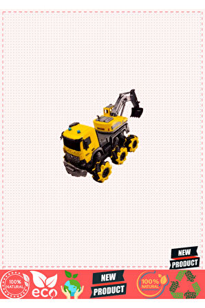 YJ-075-4 1:14 Uzaktan Kumandalı Full Fonksiyon 2.4G Kamyon Kazıcı -Vardem 1 Gram Kız Erkek Çocuk Oyu