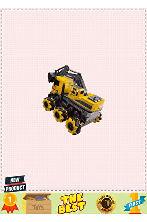 YJ-075-4 1:14 Uzaktan Kumandalı Full Fonksiyon 2.4G Kamyon Kazıcı -Vardem 1 Gram Kız Erkek Çocuk Oyu