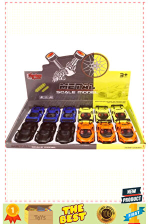 Km-36121c Çek Bırak 1:36 Metal Spor Araba 5 Litre Kız Erkek Çocuk Oyuncakları Eğitici Oyuncaklar