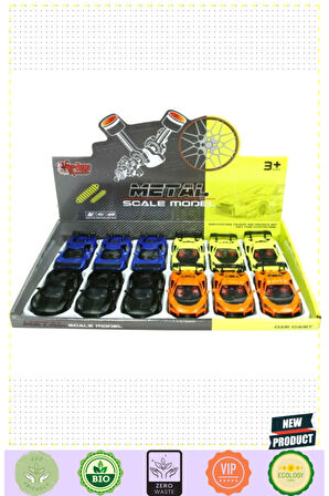 Km-36121c Çek Bırak 1:36 Metal Spor Araba 5 Litre Kız Erkek Çocuk Oyuncakları Eğitici Oyuncaklar