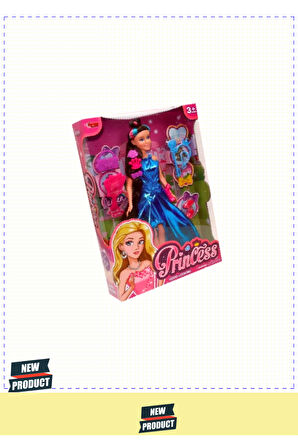 Wg-66765 Kutulu 29cm Aksesuarlı Moda Bebek- 5 Litre Kız Erkek Çocuk Oyuncakları Eğitici Oyuncaklar