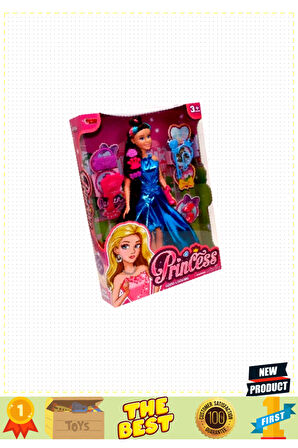 Wg-66765 Kutulu 29cm Aksesuarlı Moda Bebek- 5 Litre Kız Erkek Çocuk Oyuncakları Eğitici Oyuncaklar