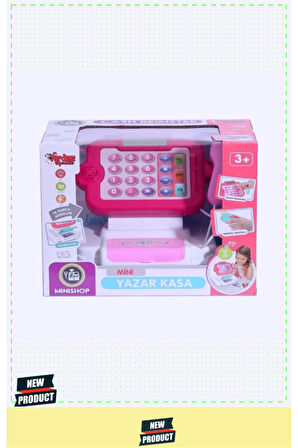 HUA-66102 Sesli ve Işıklı Dokunmatik Yazarkasa -Vardem 1 Gram Kız Erkek Çocuk Oyuncakları Eğitici Oy