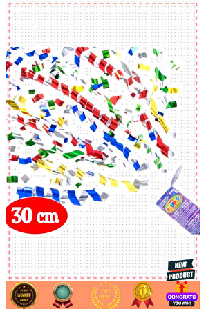 Karışık Renkli Konfeti 30cm 5 Litre Kız Erkek Çocuk Oyuncakları Eğitici Oyuncaklar