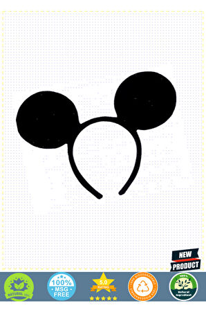 Mickey Mouse Tacı Fare Tacı 5 Litre Kız Erkek Çocuk Oyuncakları Eğitici Oyuncaklar
