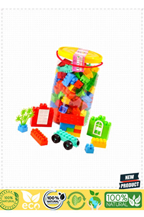 903 Blok Set 145 Parça 5 Litre Kız Erkek Çocuk Oyuncakları Eğitici Oyuncaklar