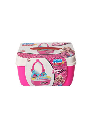 Bp-645 Super Star Güzellik Seti Mini Dükkan 5 Litre Kız Erkek Çocuk Oyuncakları Eğitici Oyuncaklar