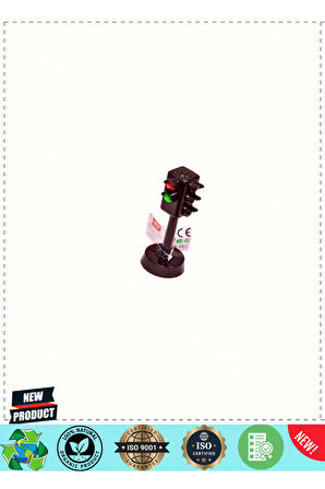 5588-21 Displayde Işıklı Müzikli Trafik Işıkları-Birlik Toys 1 Gram Kız Erkek Çocuk Oyuncakları Eğit