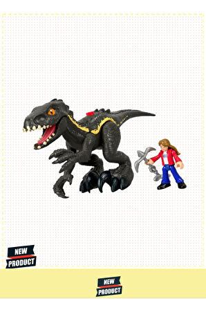 FMX88 Imaginext®, Jurassicc Worlddd Araç ve Figürleri / +3 yaş 1 Gram Kız Erkek Çocuk Oyuncakları Eğ