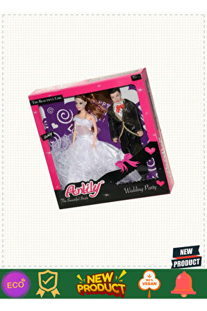 02264 Anlily Gelin Ve Damat / 3 Yaş 5 Litre Kız Erkek Çocuk Oyuncakları Eğitici Oyuncaklar