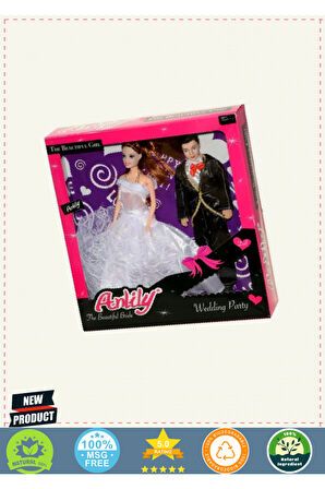 02264 Anlily Gelin Ve Damat / 3 Yaş 5 Litre Kız Erkek Çocuk Oyuncakları Eğitici Oyuncaklar