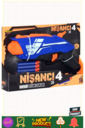 FAB 6262 Prestij, Nişancı Dart Fırlatıcı 4 5 Litre Kız Erkek Çocuk Oyuncakları Eğitici Oyuncaklar