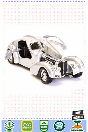Bburagoo 1:24 Bugatti Atlantic Model Araba 5 Litre Kız Erkek Çocuk Oyuncakları Eğitici Oyuncaklar