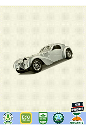 Bburagoo 1:24 Bugatti Atlantic Model Araba 5 Litre Kız Erkek Çocuk Oyuncakları Eğitici Oyuncaklar