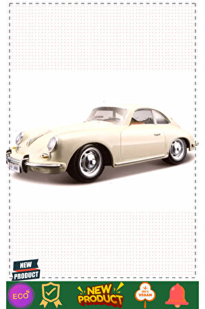 1:24 Bburagoo Porsche 356 B Coupe 1961 5 Litre Kız Erkek Çocuk Oyuncakları Eğitici Oyuncaklar