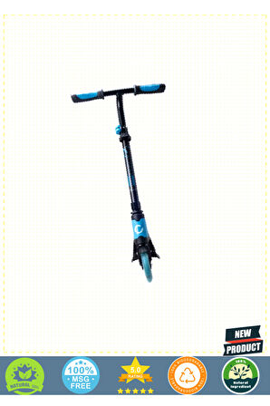 Evo 2 Tekerlekli Hafif Hız Scooter Mavi 5 Litre Kız Erkek Çocuk Oyuncakları Eğitici Oyuncaklar