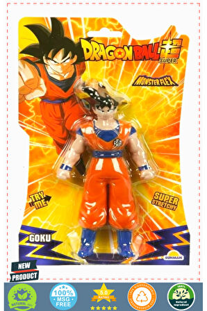89372 Monster Flex Dragon Ball Stretch Figür 15Cm 1 Gram Kız Erkek Çocuk Oyuncakları Eğitici Oyuncak