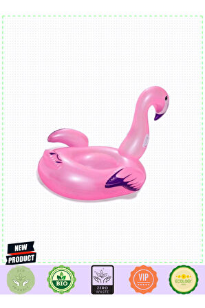 Tutmalı Flamingo Binici 127 X 127cm 5 Litre Kız Erkek Çocuk Oyuncakları Eğitici Oyuncaklar