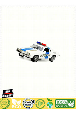 Işıklı Amerikan Polis Model Arabalar 12 cm 1 Kız Erkek Çocuk Oyuncakları Eğitici