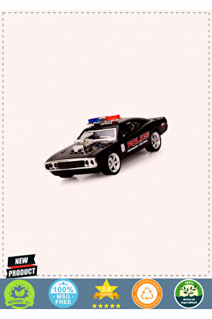 Işıklı Amerikan Polis Model Arabalar 12 cm 1 Kız Erkek Çocuk Oyuncakları Eğitici