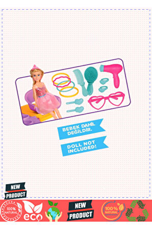 Linda'nın Güzellik Set Sırt Çantası  Çocuk Oyuncakları Eğitici Oyuncaklar