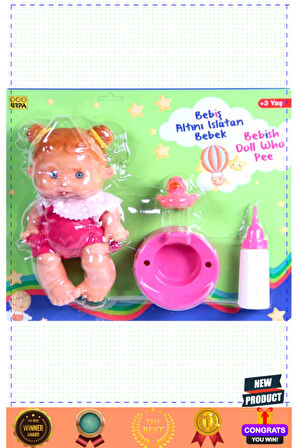 Kartela Altını Islatan Bebiş Bebek 5 Litre Kız Erkek Çocuk Oyuncakları Eğitici Oyuncaklar