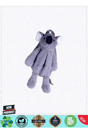 Koala Peluş Çantagri 5 Litre Kız Erkek Çocuk Oyuncakları Eğitici Oyuncaklar