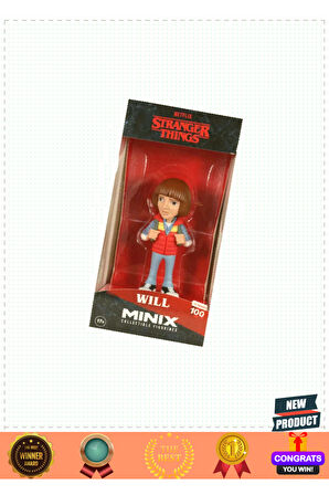 Minix Koleksiyon Figürü Stranger Things Will MNX10000 1 Gram Kız Erkek Çocuk Oyuncakları Eğitici Oyu