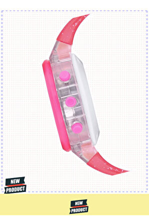 MiniFlak Lisanslı LOL Surprise LOL7210 Çocuk Pembe Işıklı Çocuk Kol Saati 1 Gram Kız Erkek Çocuk Oyu