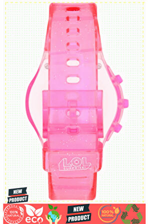 MiniFlak Lisanslı LOL Surprise LOL7210 Çocuk Pembe Işıklı Çocuk Kol Saati 1 Gram Kız Erkek Çocuk Oyu