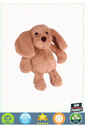 Uyku Arkadaşı Köpek Peluş Kahve 34cm 5 Litre Kız Erkek Çocuk Oyuncakları Eğitici Oyuncaklar