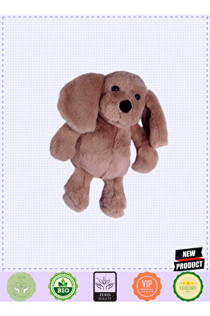 Uyku Arkadaşı Köpek Peluş Kahve 34cm 5 Litre Kız Erkek Çocuk Oyuncakları Eğitici Oyuncaklar