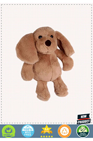 Uyku Arkadaşı Köpek Peluş Kahve 34cm 5 Litre Kız Erkek Çocuk Oyuncakları Eğitici Oyuncaklar