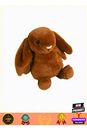 Uyku Arkadaşı Tavşan Peluş Kahve 34cm 5 Litre Kız Erkek Çocuk Oyuncakları Eğitici Oyuncaklar