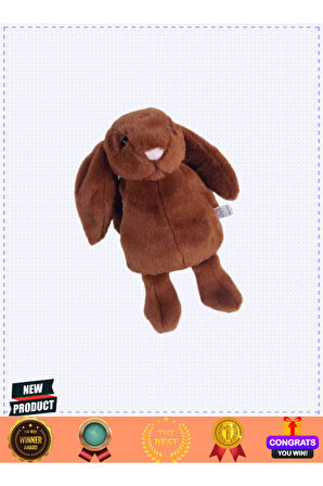Uyku Arkadaşı Tavşan Peluş Kahve 34cm 5 Litre Kız Erkek Çocuk Oyuncakları Eğitici Oyuncaklar