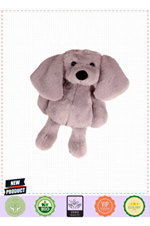 Uyku Arkadaşı Köpek Peluşgri 34cm 5 Litre Kız Erkek Çocuk Oyuncakları Eğitici Oyuncaklar