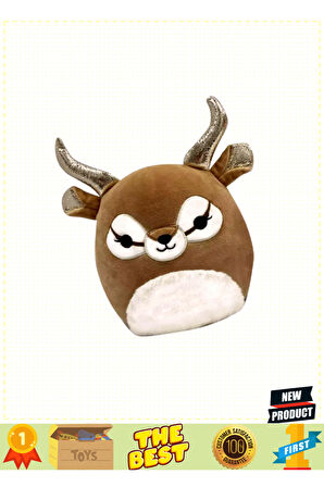 Squishmallowwww Antilop Kieli 20cm 5 Litre Kız Erkek Çocuk Oyuncakları Eğitici Oyuncaklar