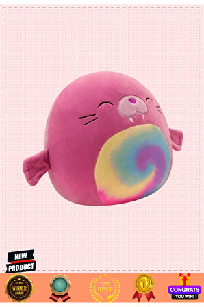 Squishmallowwww Deniz Ayısı Rou 20cm 5 Litre Kız Erkek Çocuk Oyuncakları Eğitici Oyuncaklar