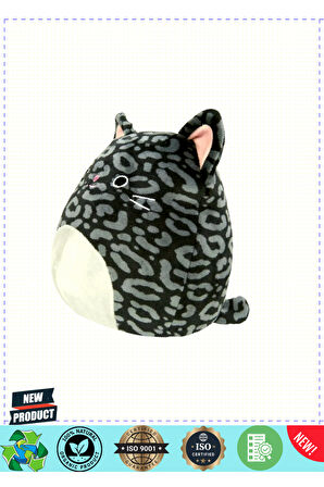 Squishmallowwww Kara Panter Xiomara 20cm 5 Litre Kız Erkek Çocuk Oyuncakları Eğitici Oyuncaklar